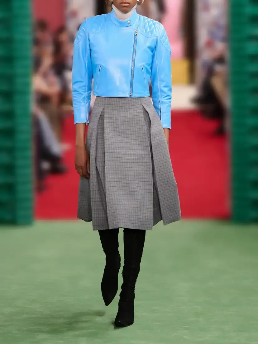 Acne Studios Cropped Quilted Leather Jacket | Thumbnail 5 Acne Studios Cropped Quilted Leather Jacket | Thumbnail 5