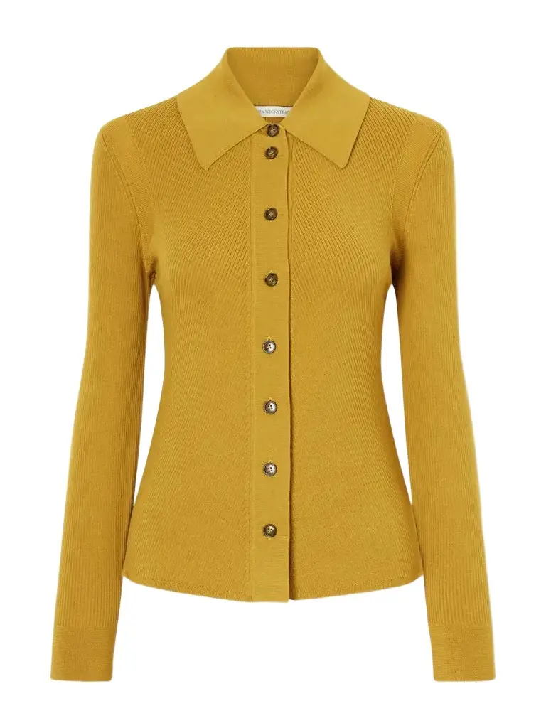 Brinkley Ribbed Wool Cardigan Brinkley Ribbed Wool Cardigan