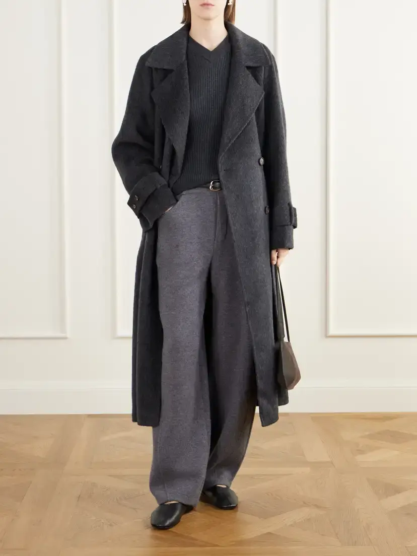 Lisa Yang Marguerite Ribbed Cotton And Cashmere-blend Sweater - Gray | Thumbnail 2 Lisa Yang Marguerite Ribbed Cotton And Cashmere-blend Sweater - Gray | Thumbnail 2