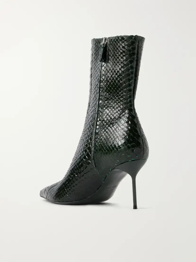 Paris Texas Lidia 70 Snake-effect Leather Ankle Boots | Thumbnail 3 Paris Texas Lidia 70 Snake-effect Leather Ankle Boots | Thumbnail 3