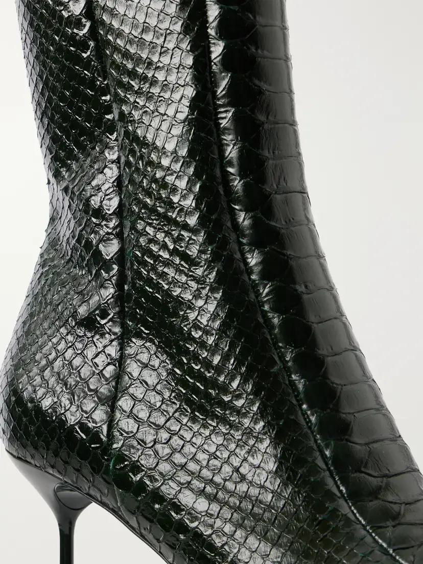 Paris Texas Lidia 70 Snake-effect Leather Ankle Boots | Thumbnail 5 Paris Texas Lidia 70 Snake-effect Leather Ankle Boots | Thumbnail 5