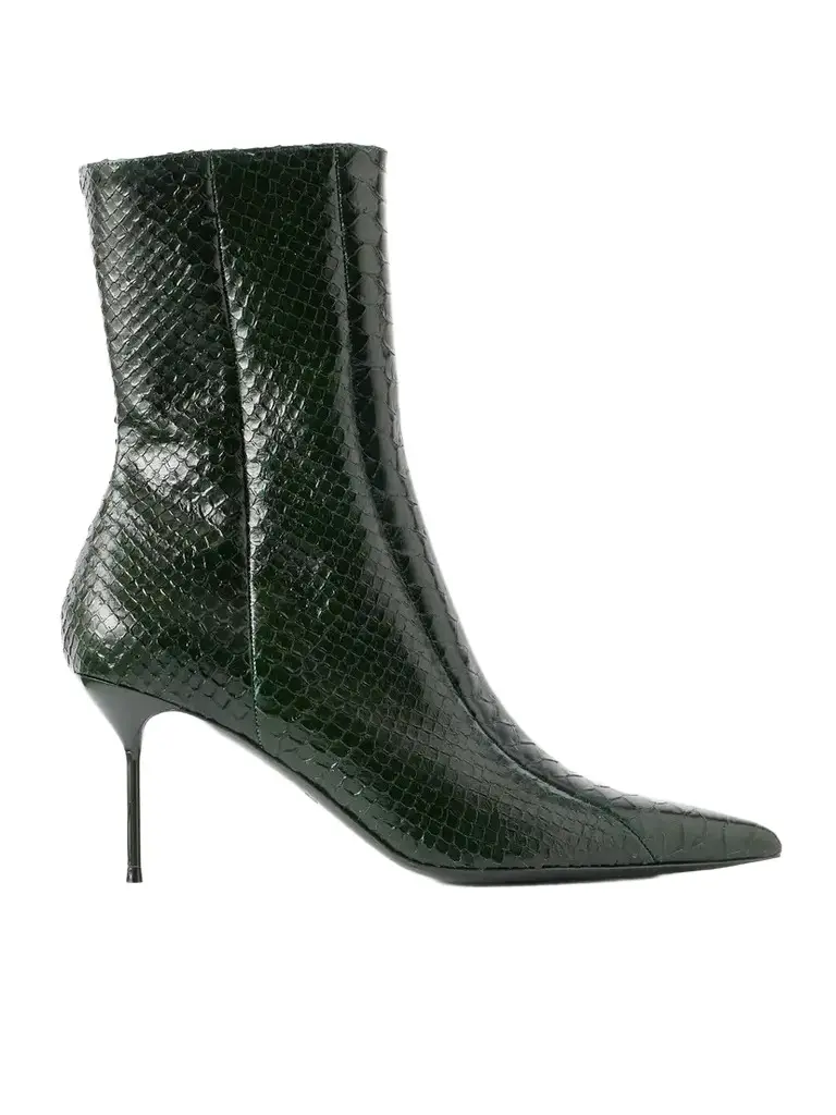 Lidia 70 Snake-effect Leather Ankle Boots Lidia 70 Snake-effect Leather Ankle Boots