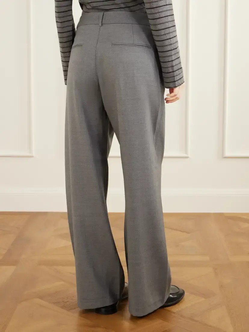 Citizens of Humanity Ines Pleated Virgin Wool-twill Wide-leg Pants | Thumbnail 4 Citizens of Humanity Ines Pleated Virgin Wool-twill Wide-leg Pants | Thumbnail 4