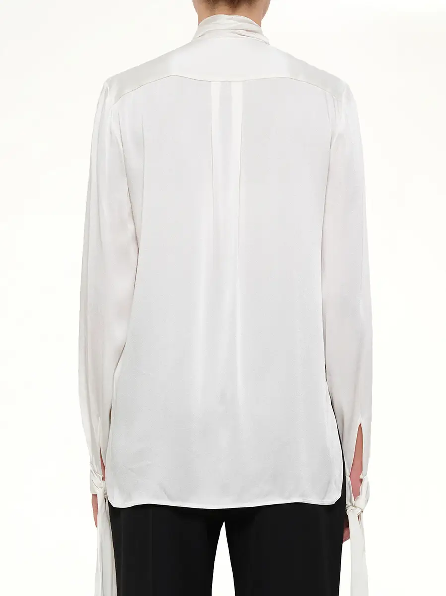 Alexander McQueen Fluid Satin Shirt | Thumbnail 3 Alexander McQueen Fluid Satin Shirt | Thumbnail 3
