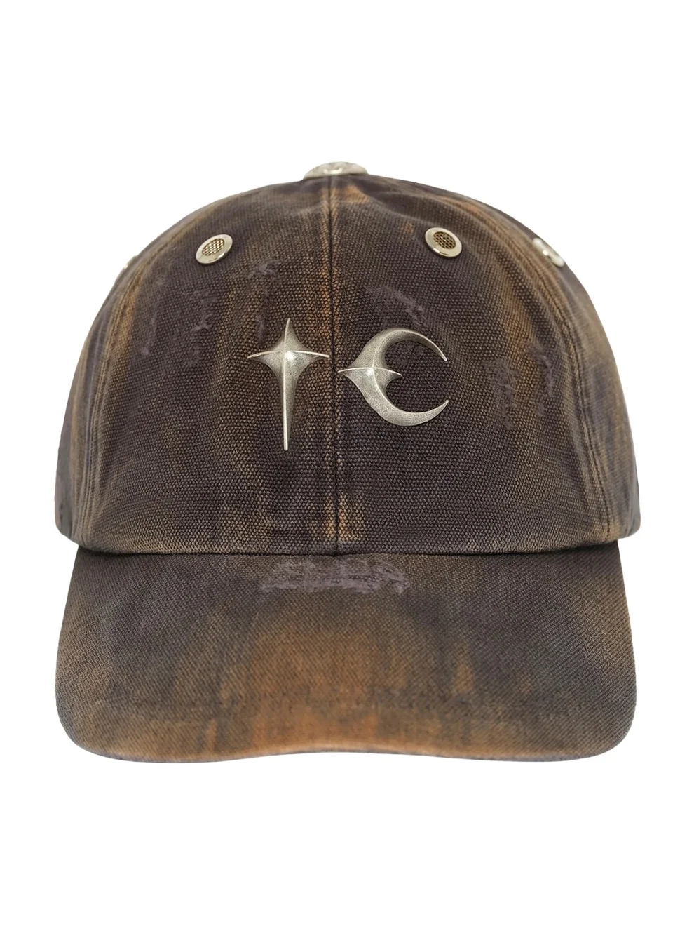 THUG CLUB TC Two Tone Washed Cap in Rust Black