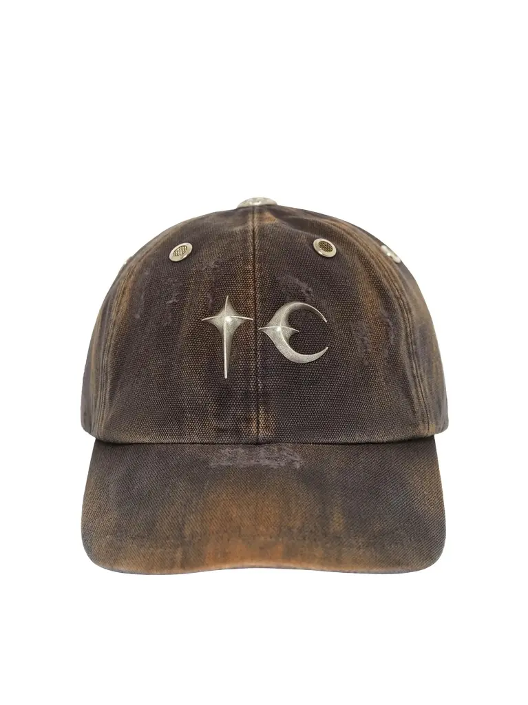 THUG CLUB TC Two Tone Washed Cap in Rust Black