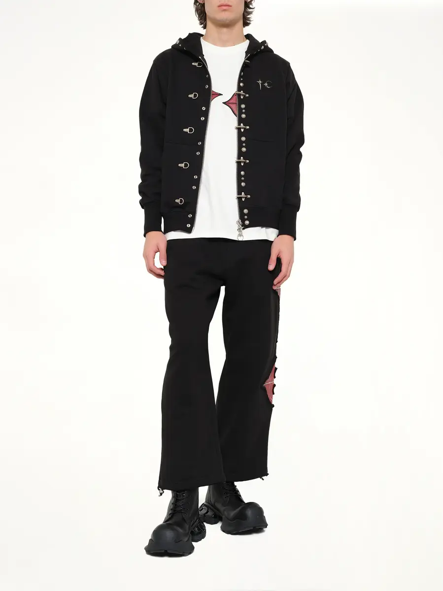 THUG CLUB TC Studded Line Zip-up Hoodie | Thumbnail 4