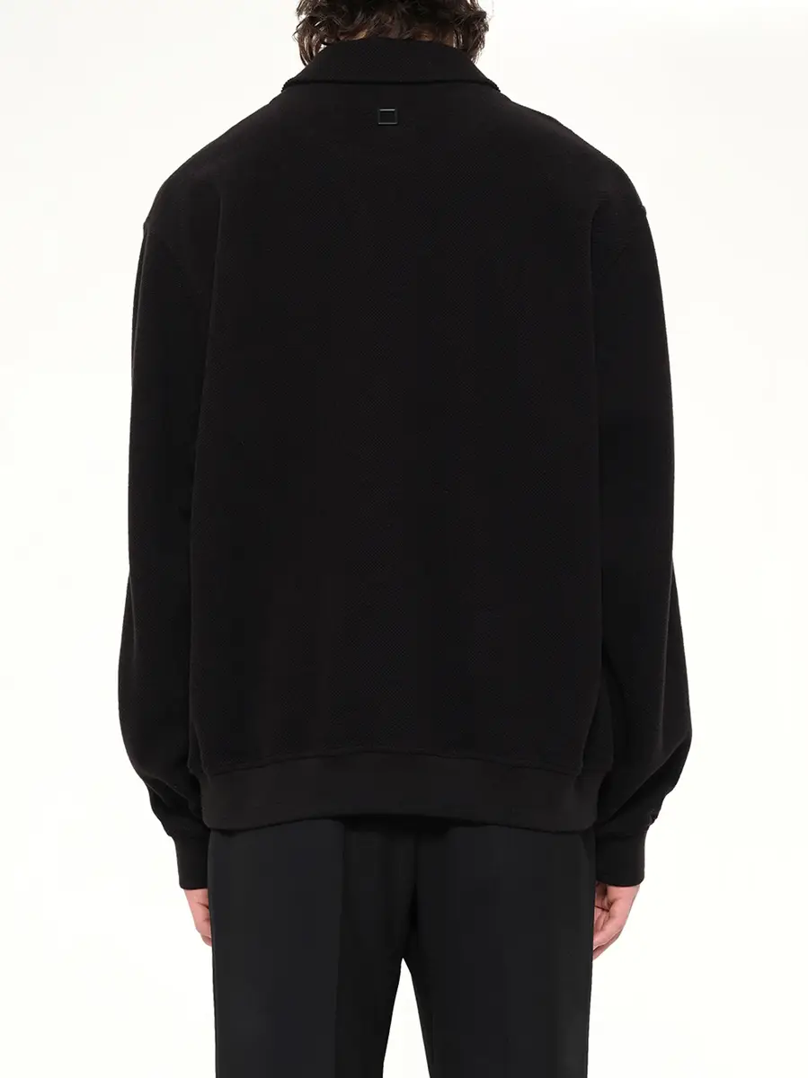 WOOYOUNGMI Cotton Quarter Zip Sweatshirt | Thumbnail 5