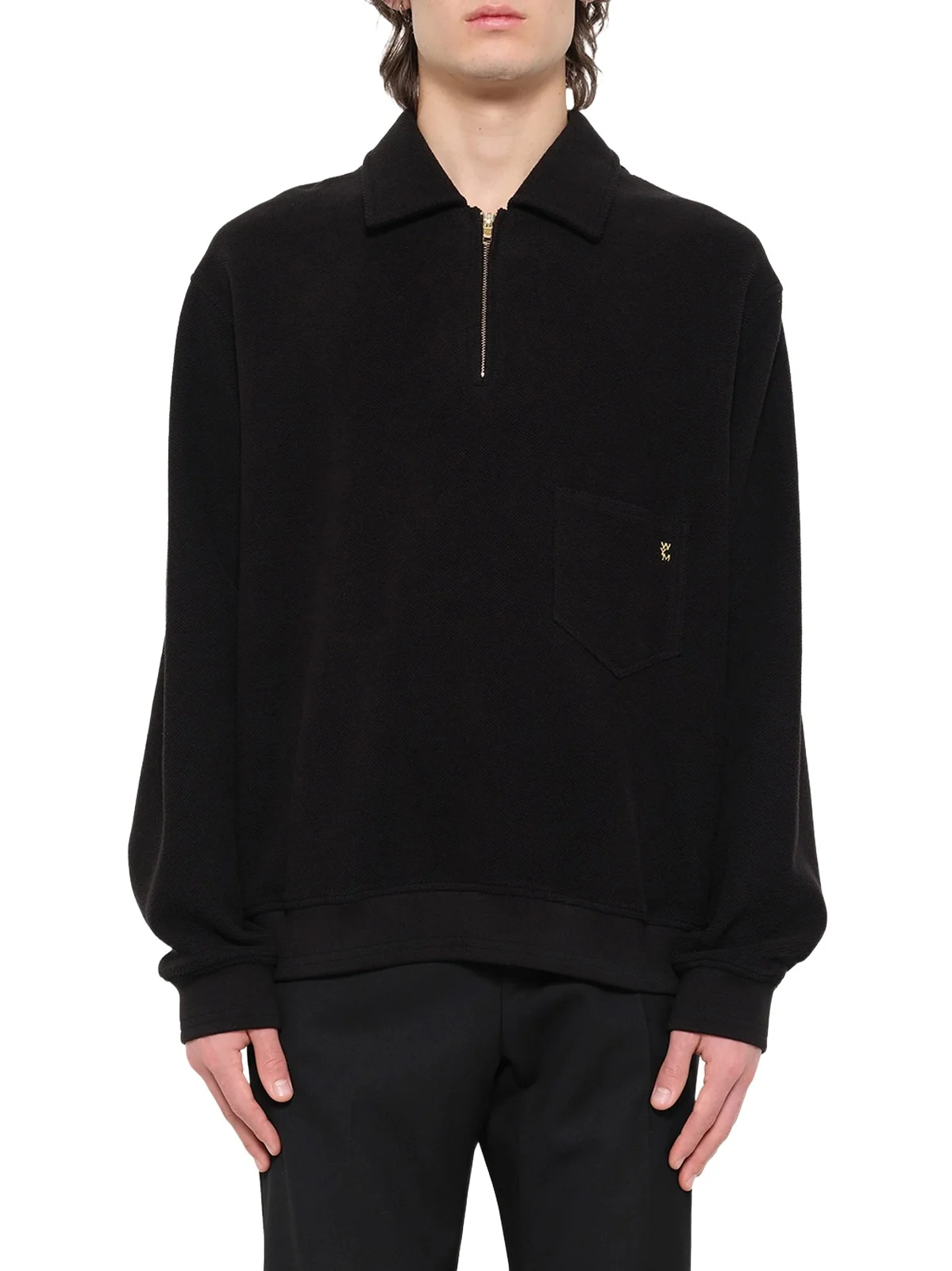 Cotton Quarter Zip Sweatshirt
