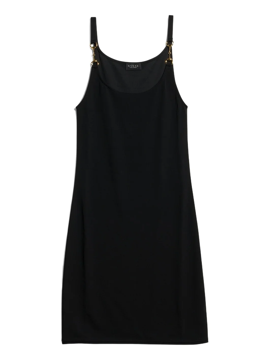 Viscose Crêpe Jersey Dress With Horsebit Viscose Crêpe Jersey Dress With Horsebit