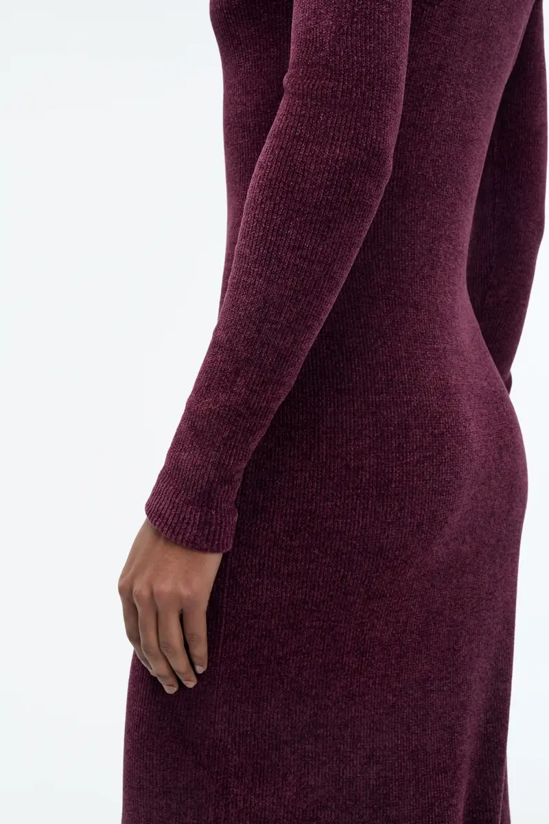 Gabriela Hearst Oreads Knit Dress in Plum Silk | Thumbnail 6 Gabriela Hearst Oreads Knit Dress in Plum Silk | Thumbnail 6