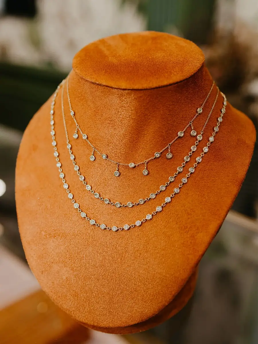 CAYE JOAILLIER Essential Bezel Scattered Necklace | Thumbnail 3