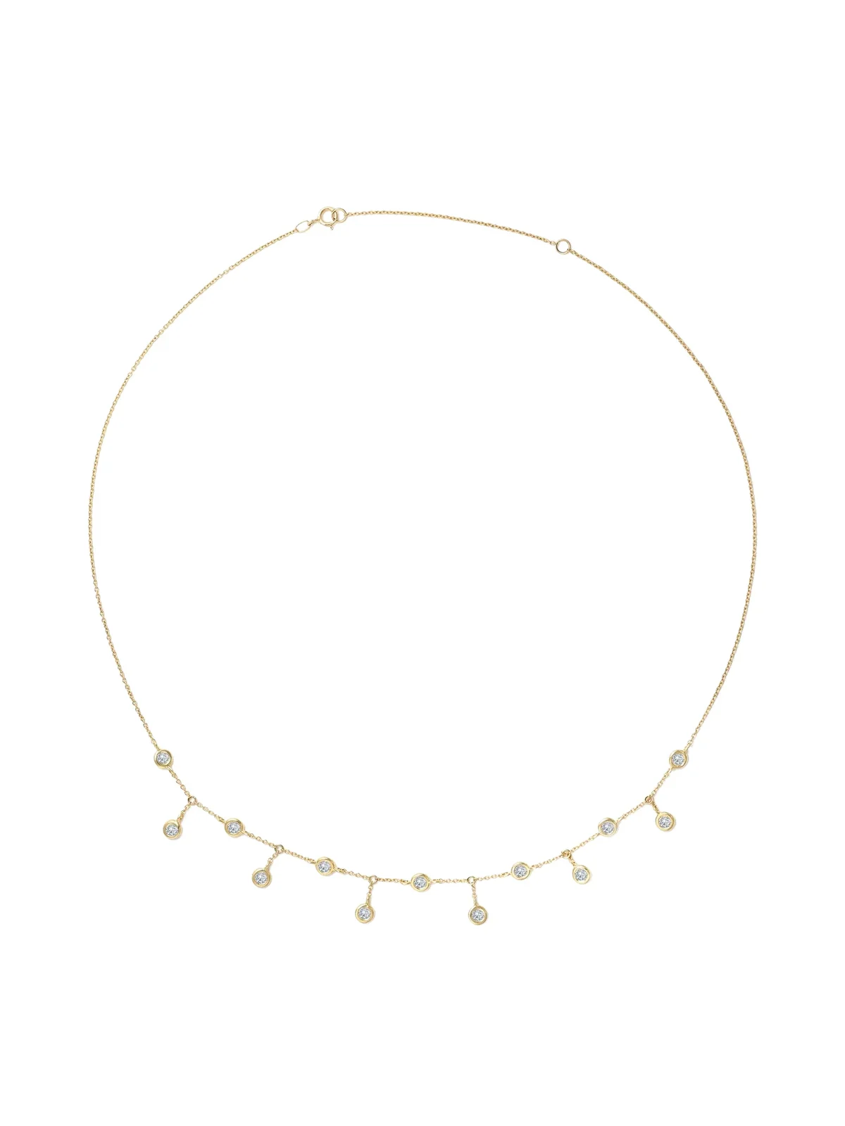Essential Bezel Scattered Necklace Essential Bezel Scattered Necklace