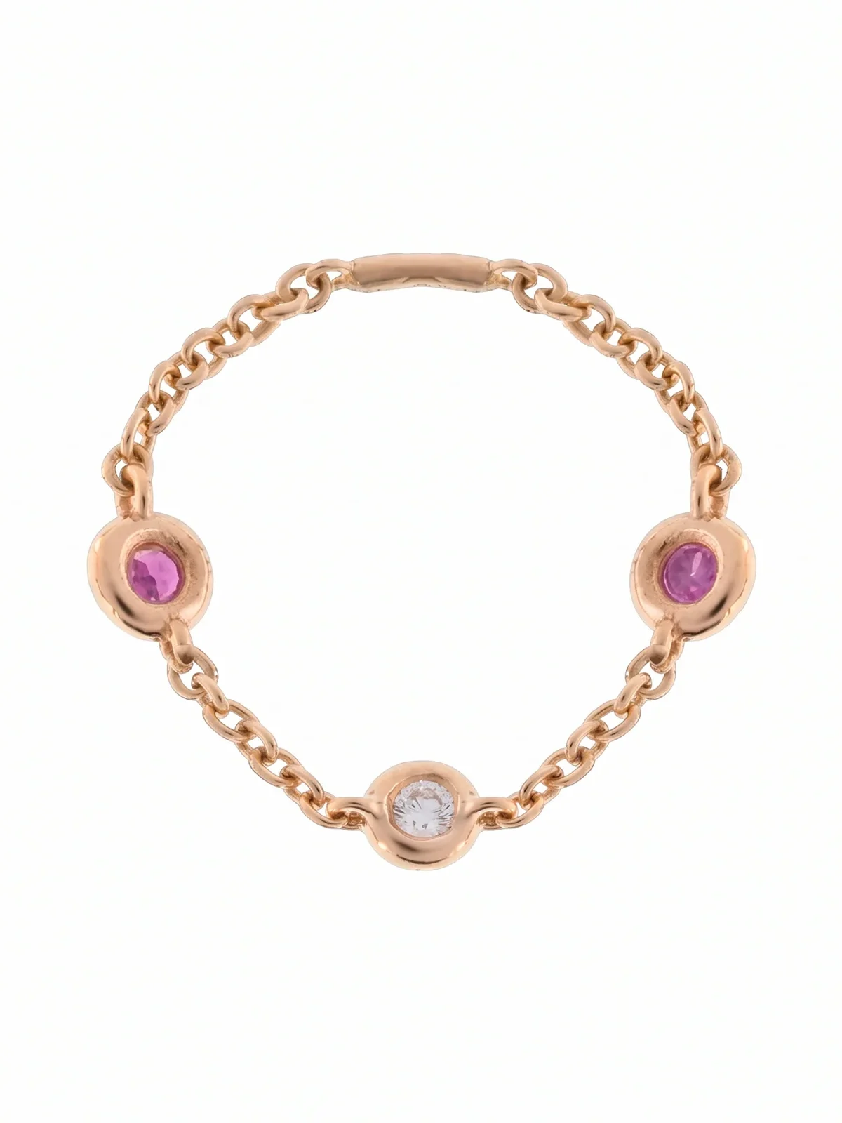 Essential Diamond and Ruby Bezel Ring Essential Diamond and Ruby Bezel Ring