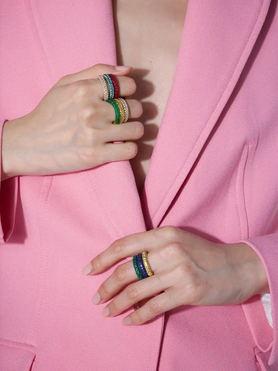CAYE JOAILLIER Essential Emerald Bubble Ring | Thumbnail 3 CAYE JOAILLIER Essential Emerald Bubble Ring | Thumbnail 3