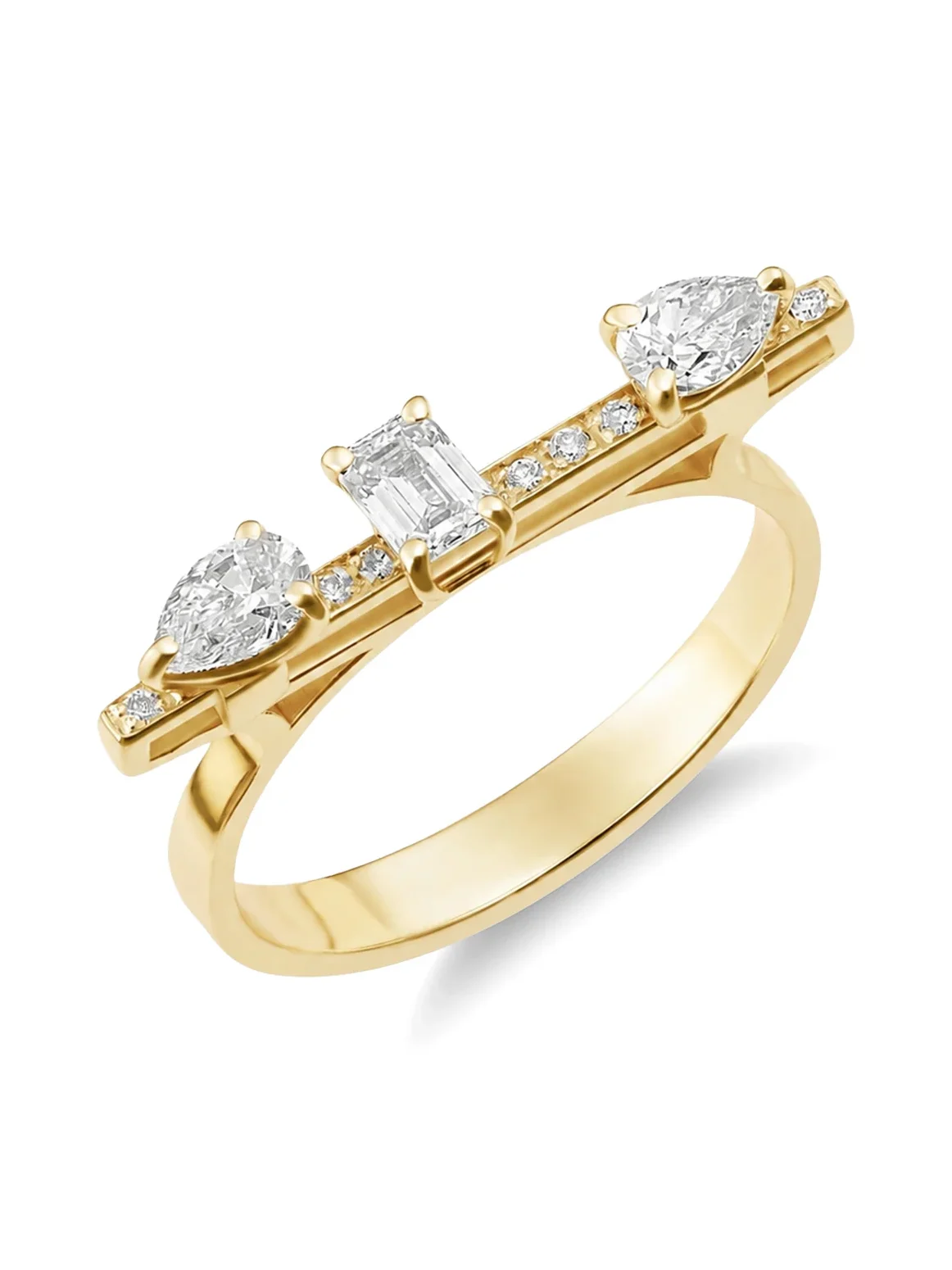 Yellow Gold Dizzy Bliss Ring Yellow Gold Dizzy Bliss Ring