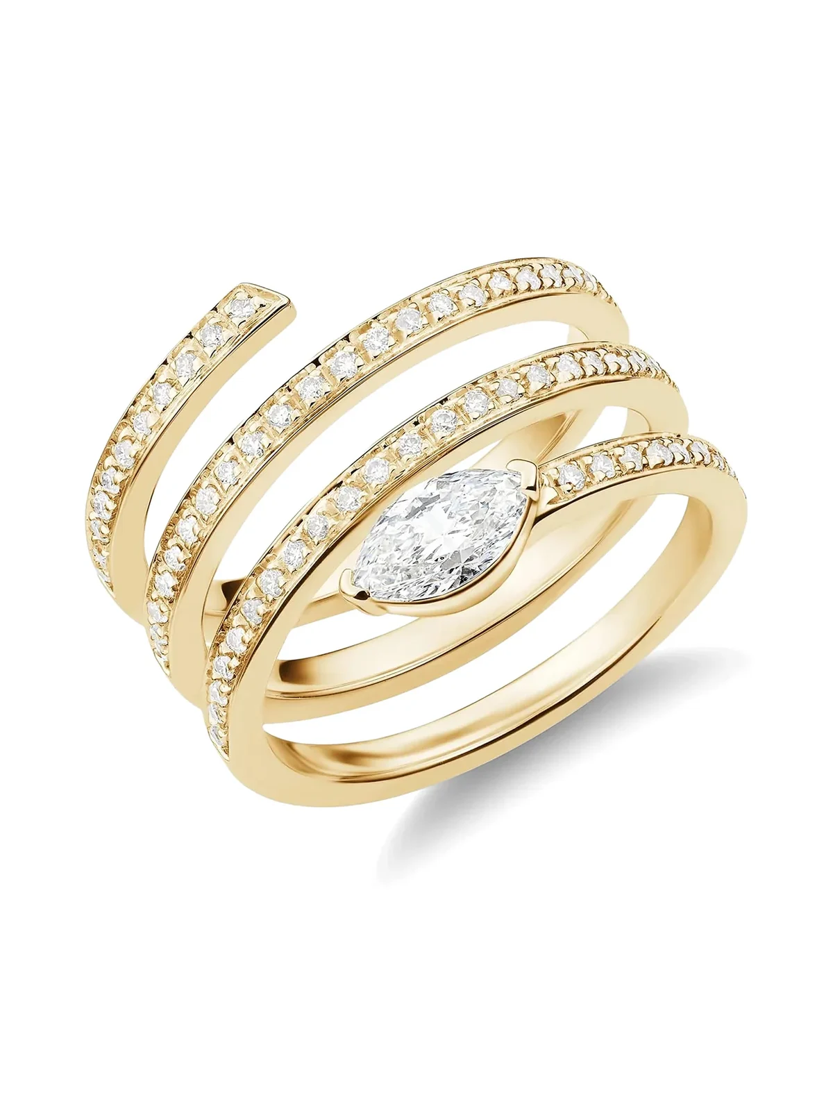 Yellow Gold Dizzy Twirl Ring Yellow Gold Dizzy Twirl Ring