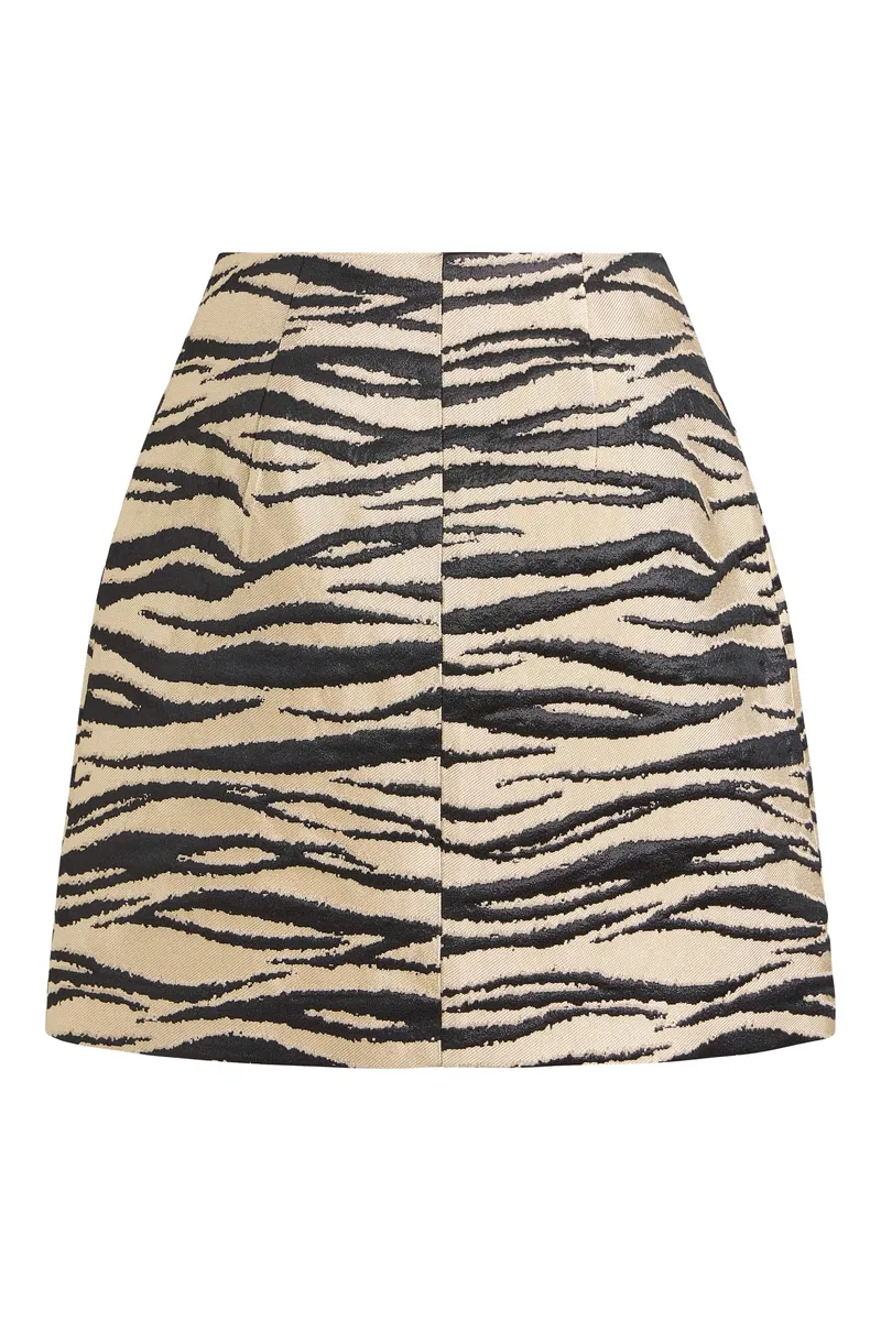 Markarian Noor Zebra-Striped Mini Skirt | Thumbnail 5 Markarian Noor Zebra-Striped Mini Skirt | Thumbnail 5