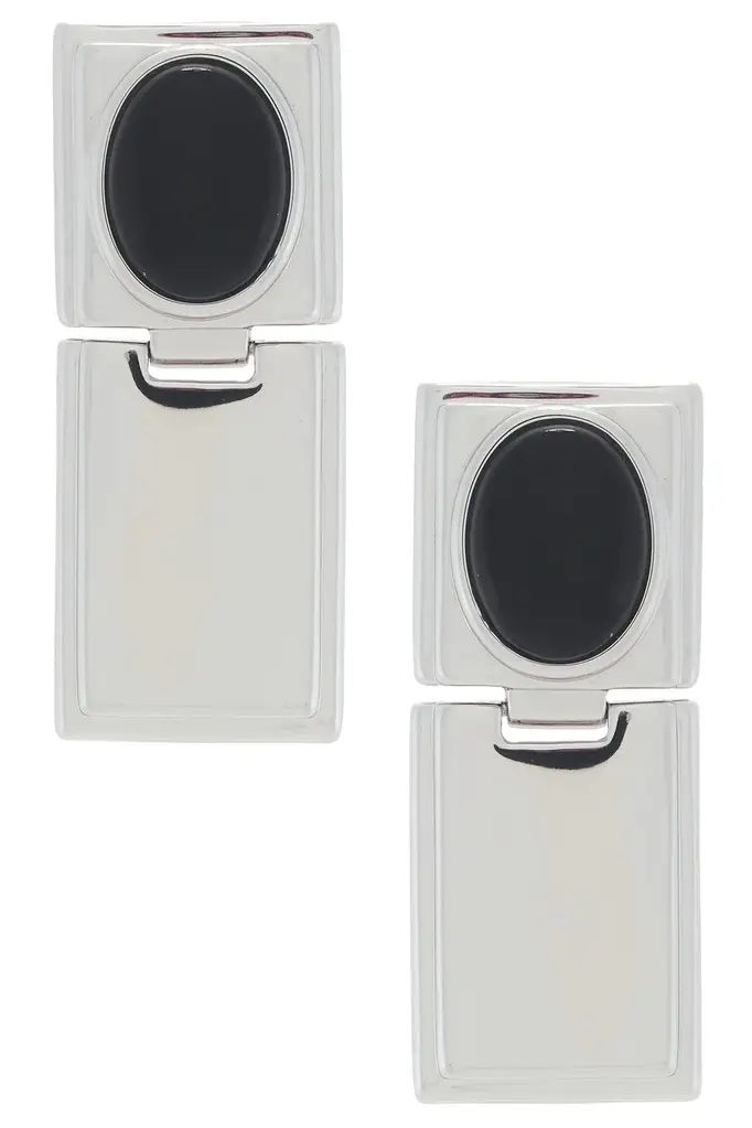 Déhanche Stone Drop Hinge Earrings