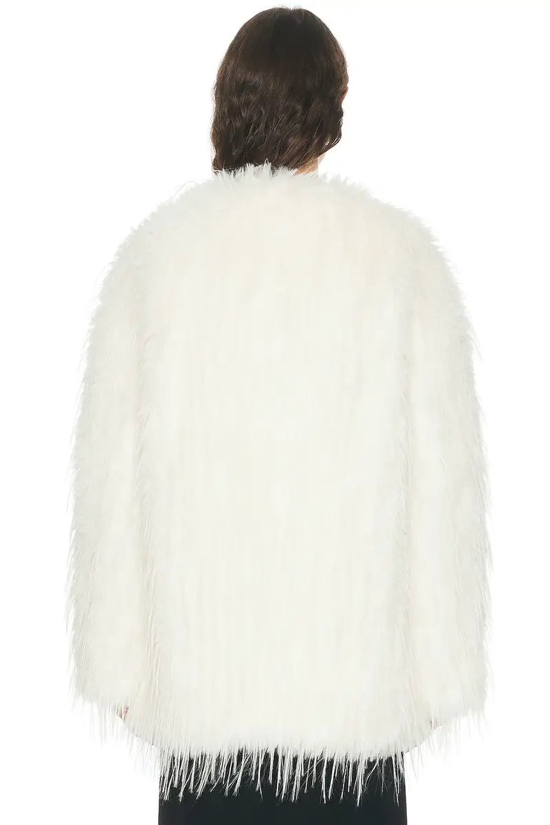 Loulou de Saison Rowe Collarless Short Coat | Thumbnail 3 Loulou de Saison Rowe Collarless Short Coat | Thumbnail 3