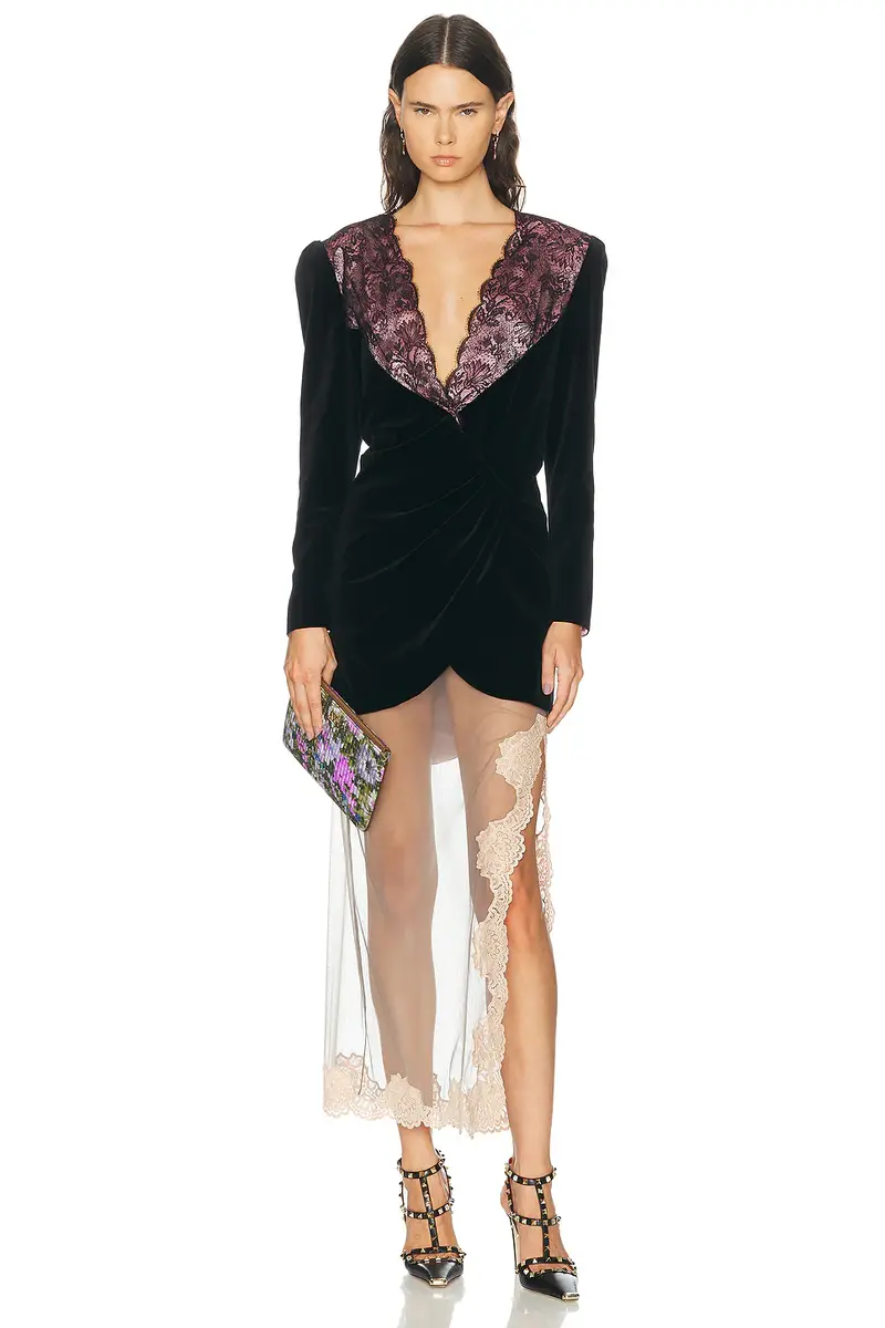Valentino Velvet Dress | Thumbnail 5 Valentino Velvet Dress | Thumbnail 5