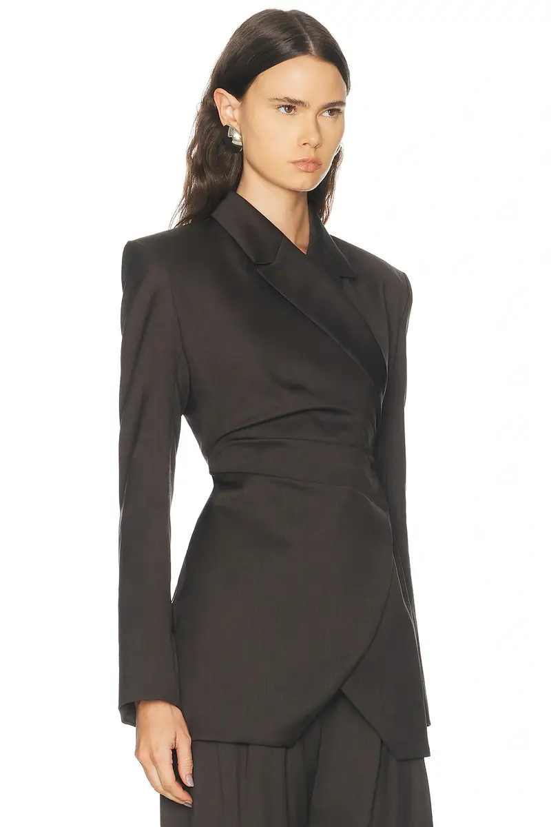 SEV Draped Tailored Jacket | Thumbnail 2