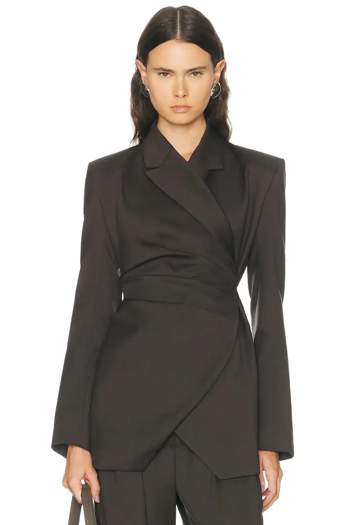 SEV Draped Tailored Jacket