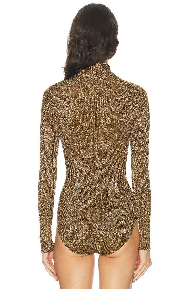 Valentino Maglia Lurex Bodysuit | Thumbnail 4
