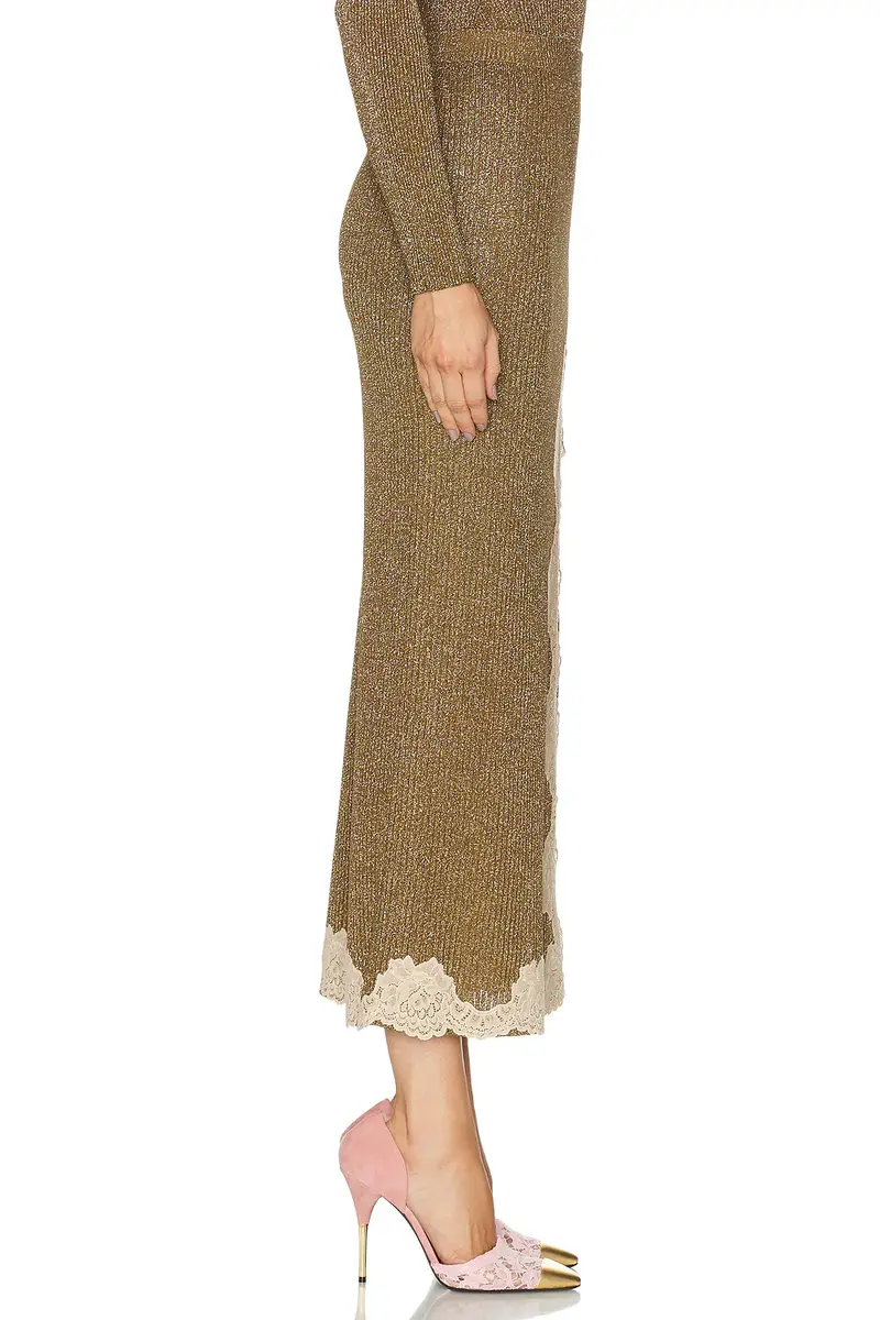Valentino Lace & Lurex Skirt | Thumbnail 2 Valentino Lace & Lurex Skirt | Thumbnail 2