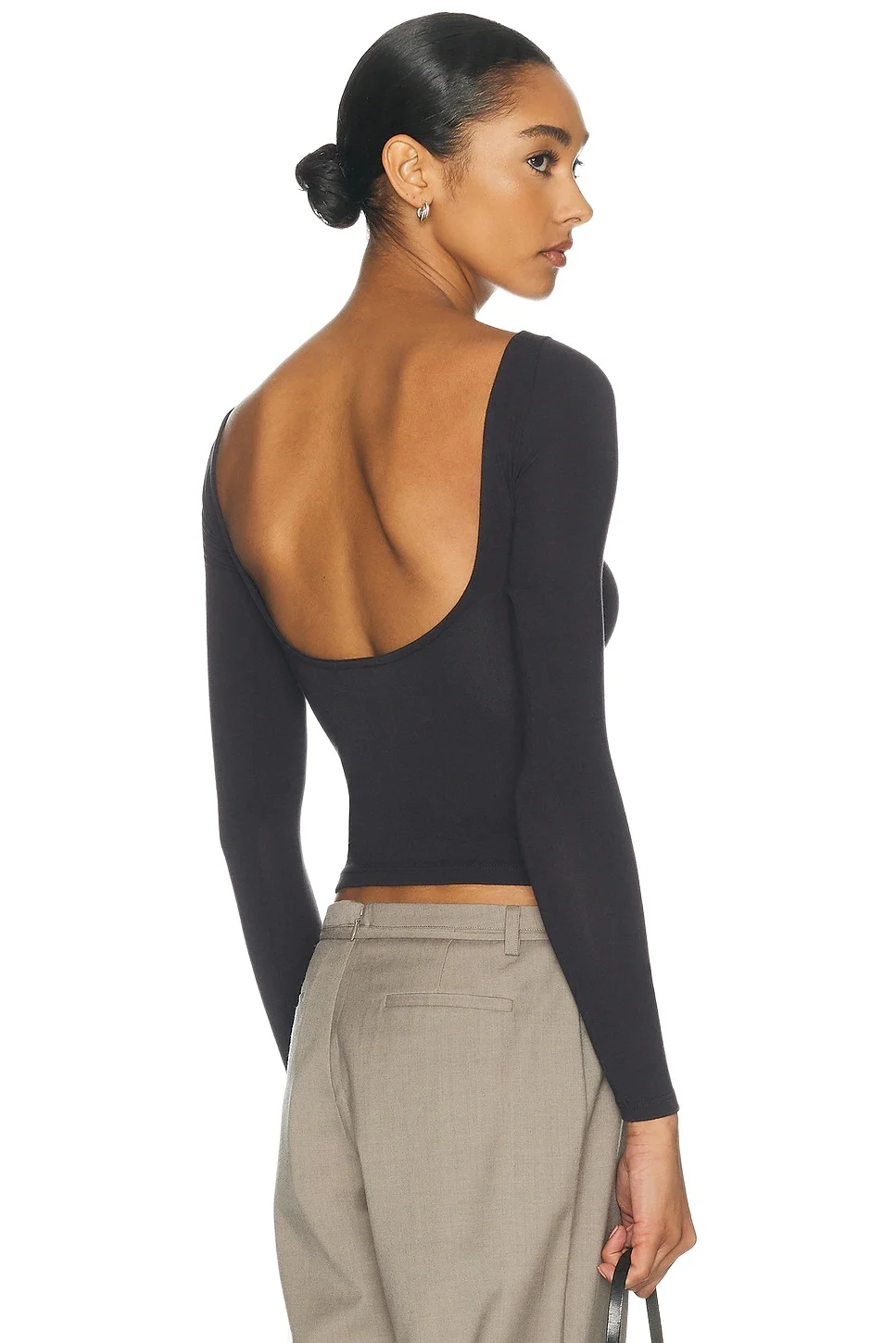 Open-back Long Sleeve Tee