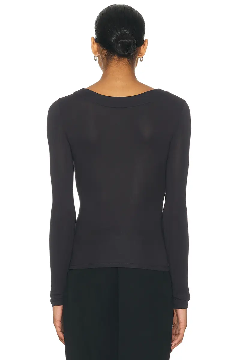 GRLFRND Scoop Neck Long Sleeve Tee | Thumbnail 3 GRLFRND Scoop Neck Long Sleeve Tee | Thumbnail 3