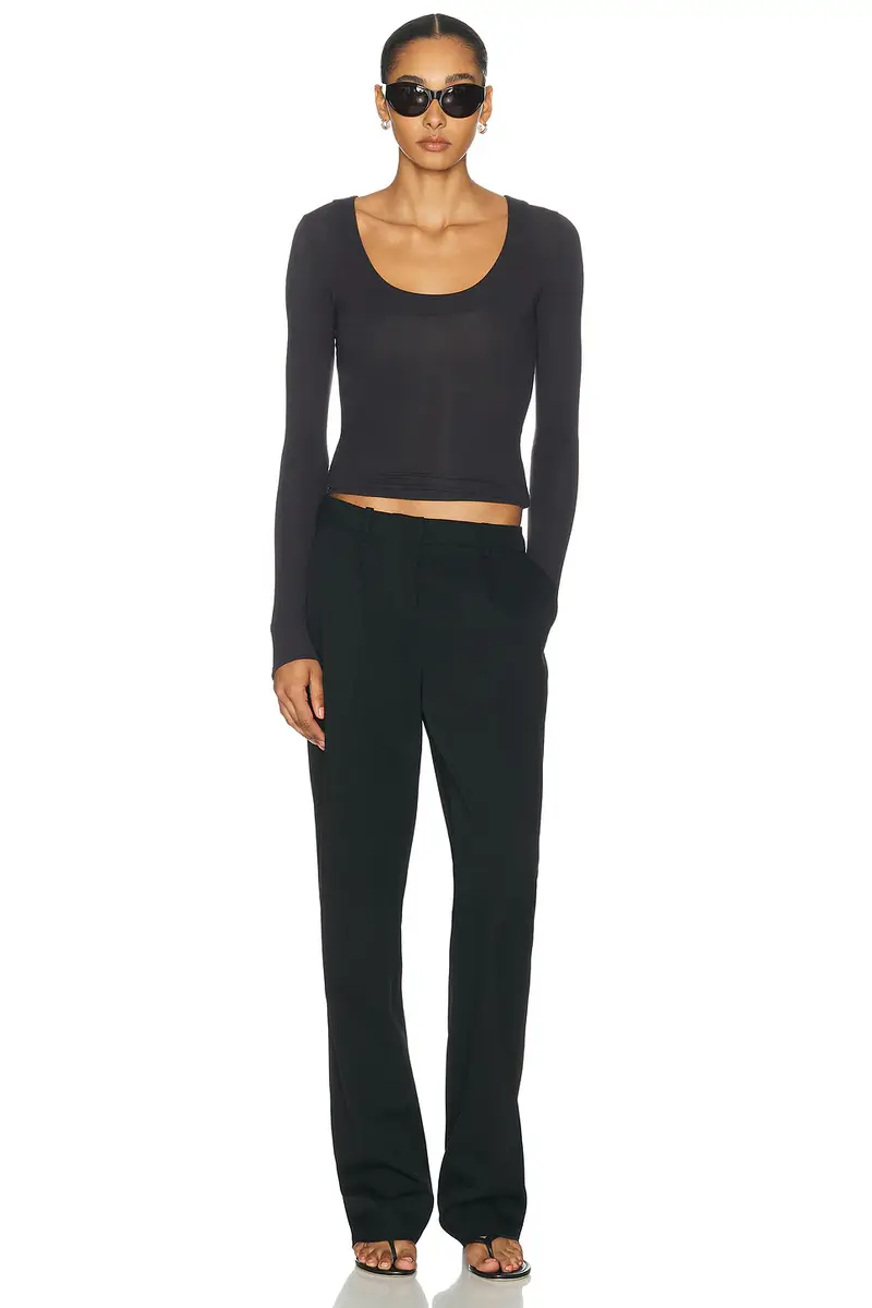 GRLFRND Scoop Neck Long Sleeve Tee | Thumbnail 4 GRLFRND Scoop Neck Long Sleeve Tee | Thumbnail 4
