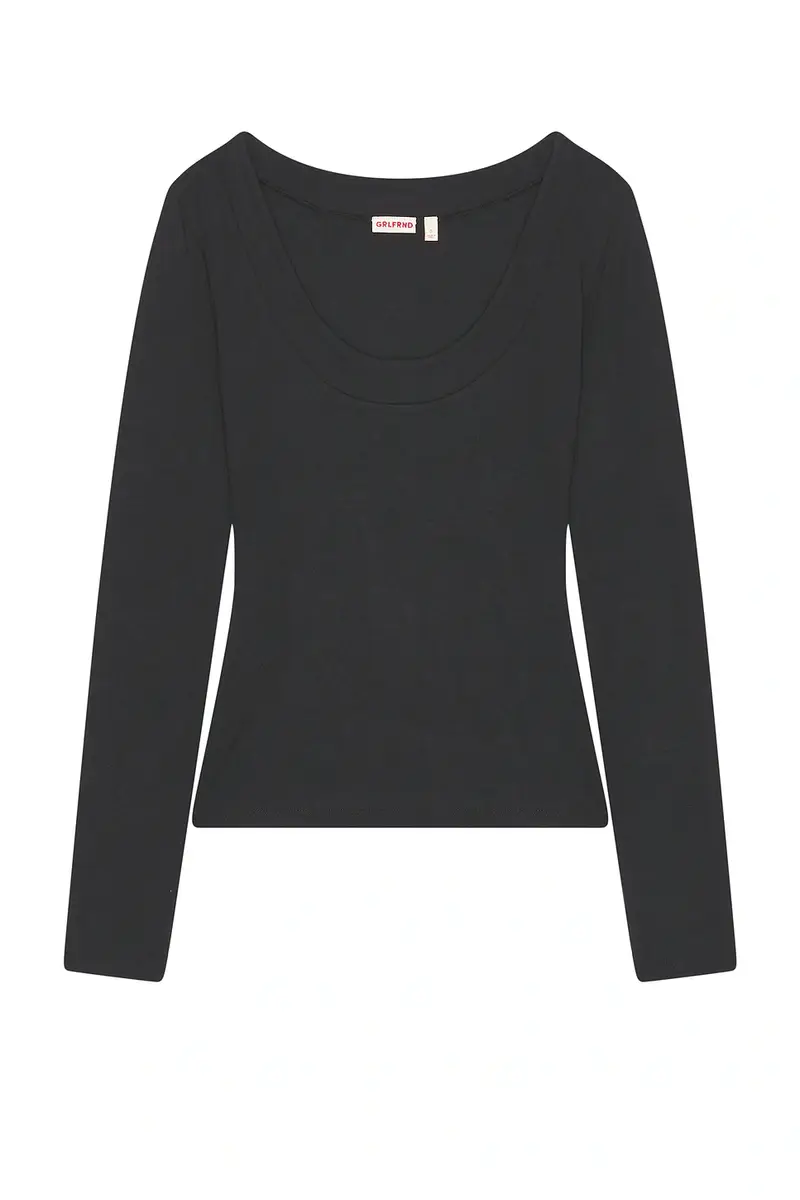GRLFRND Scoop Neck Long Sleeve Tee | Thumbnail 5 GRLFRND Scoop Neck Long Sleeve Tee | Thumbnail 5