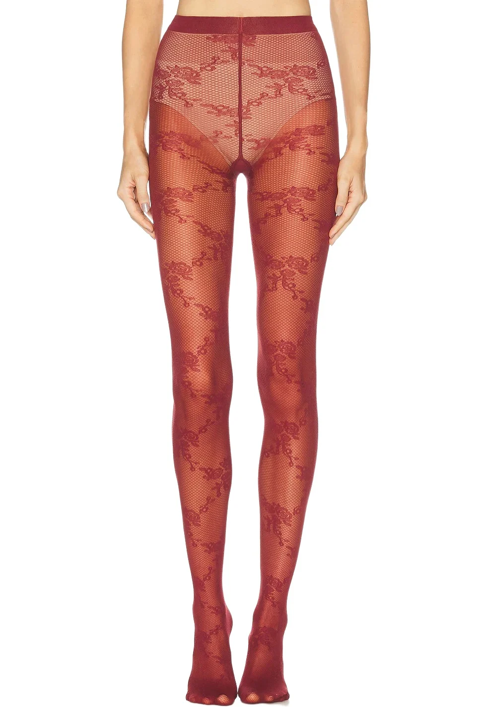 Wolford Floral Lace Tights