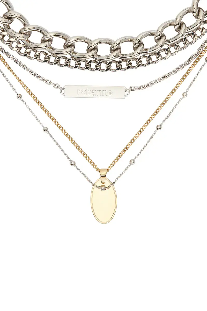 Rabanne Collier 5 Rangs Necklace | Thumbnail 2 Rabanne Collier 5 Rangs Necklace | Thumbnail 2