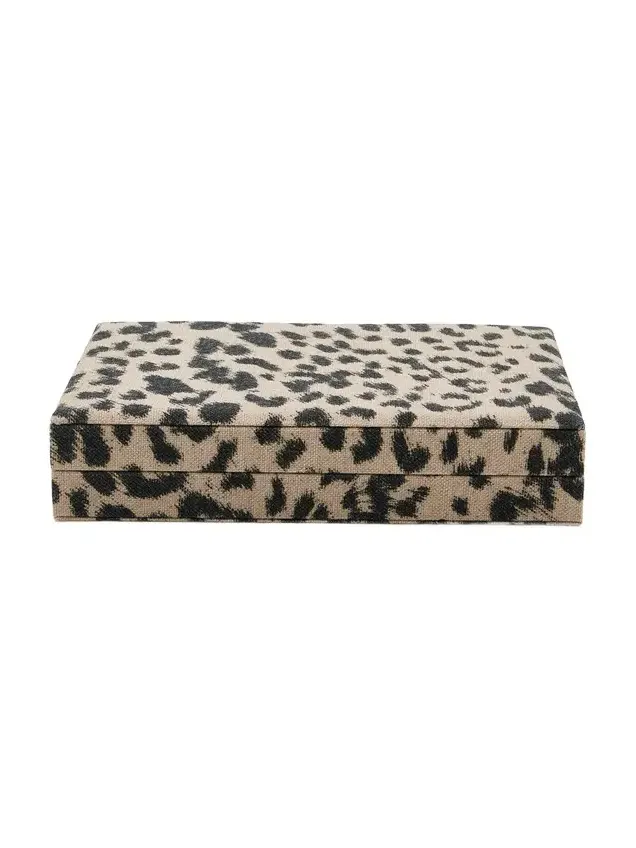 Exclusive Tresor Gattopardo Canvas Jewelry Box Exclusive Tresor Gattopardo Canvas Jewelry Box