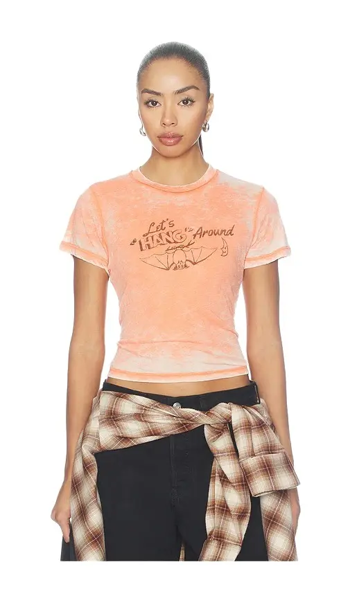 Let?s Hang Around Burnout Vintage Tee Let?s Hang Around Burnout Vintage Tee