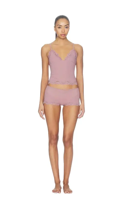 Fits Everybody Lace Triangle Cami & Boyshort Set Fits Everybody Lace Triangle Cami & Boyshort Set