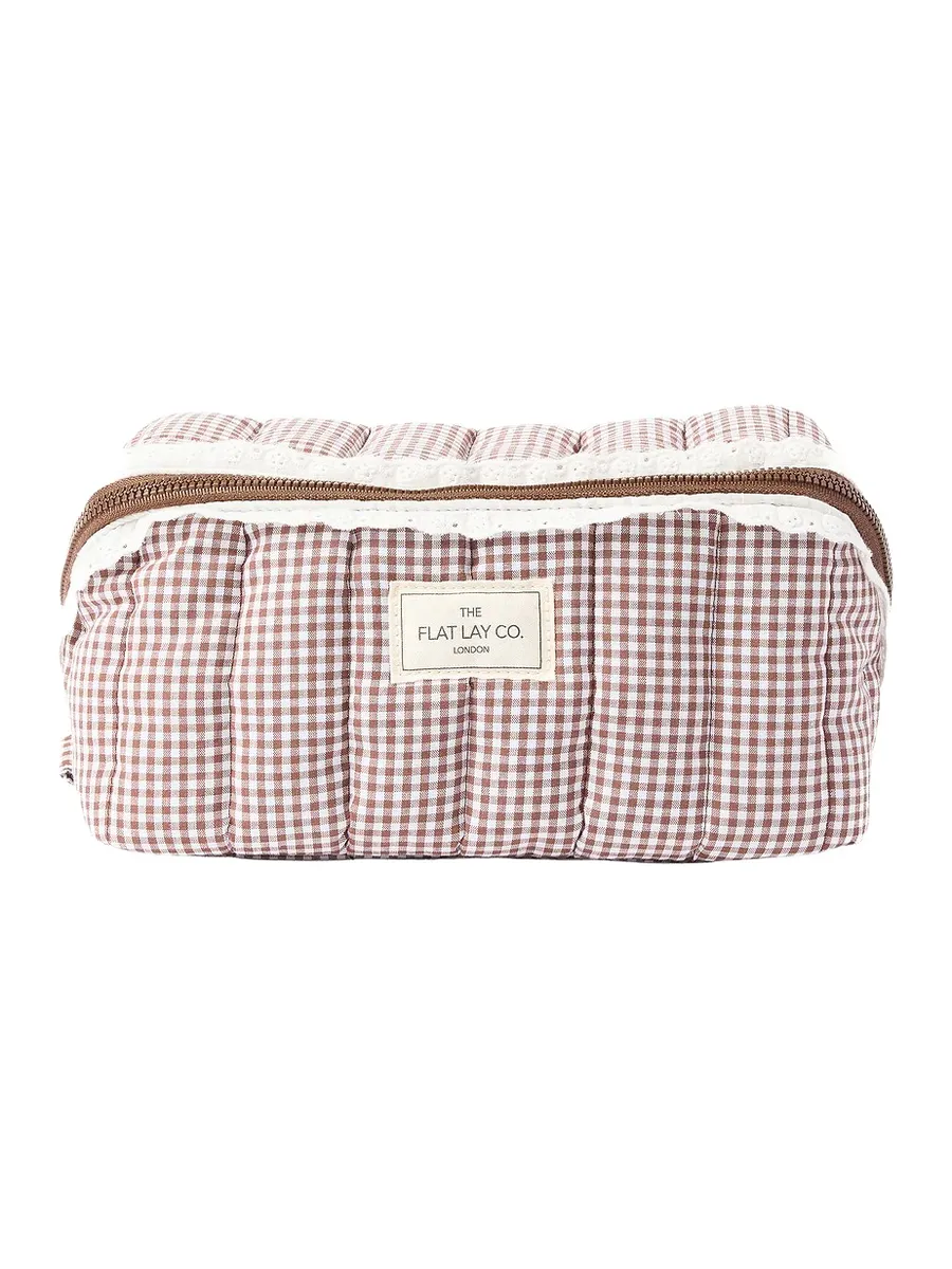 Flat Lay London Marshmallow Flat Lay Makeup Box Bag