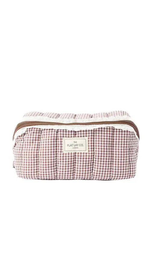 Flat Lay London Marshmallow Flat Lay Makeup Box Bag