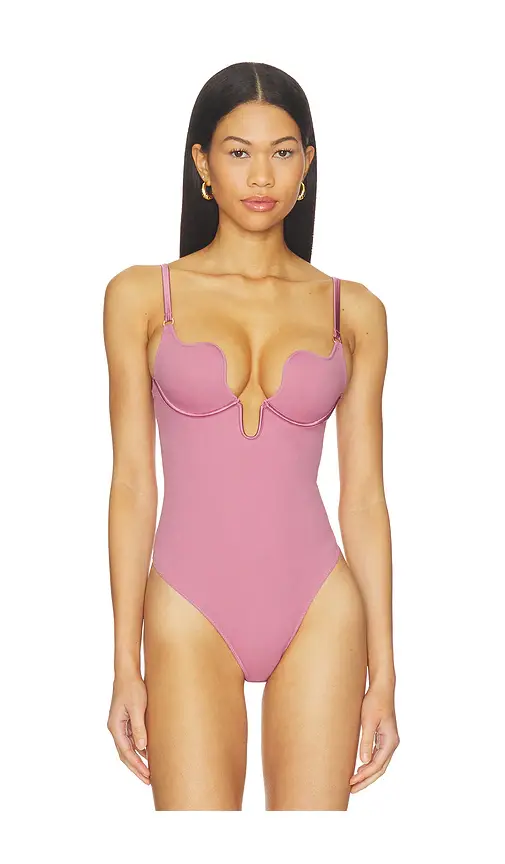 Fleur du Mal Le Stretch Micro Seduce U-plunge Bodysuit | Thumbnail 2 Fleur du Mal Le Stretch Micro Seduce U-plunge Bodysuit | Thumbnail 2