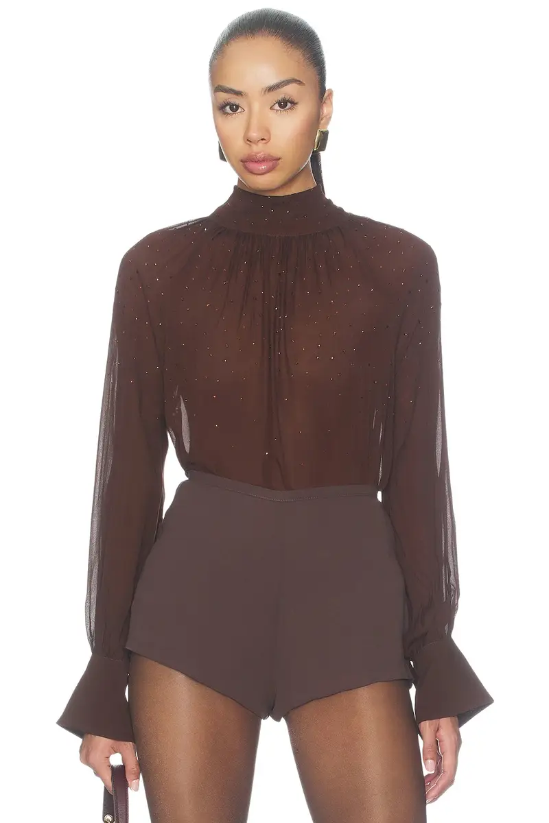 Noor Combo Crystal Blouse Noor Combo Crystal Blouse