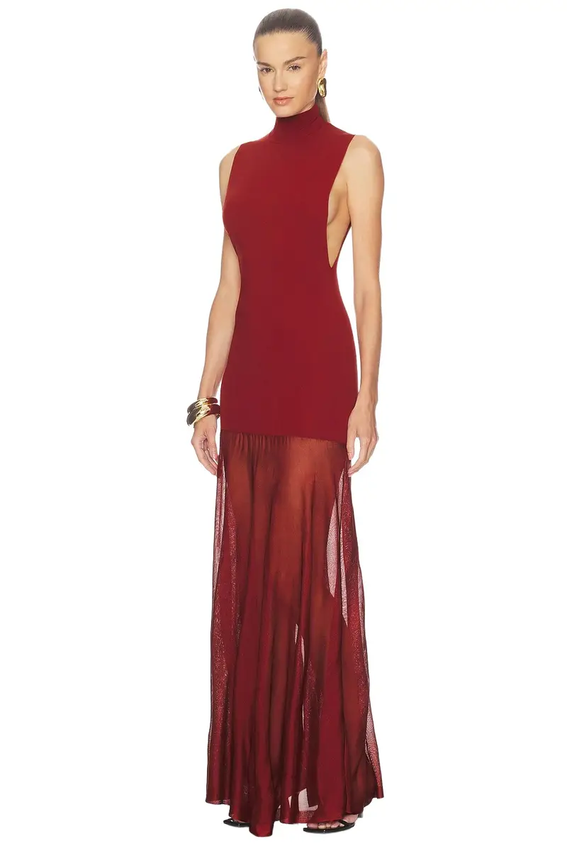 SRG Kera Mock Neck Knit Gown