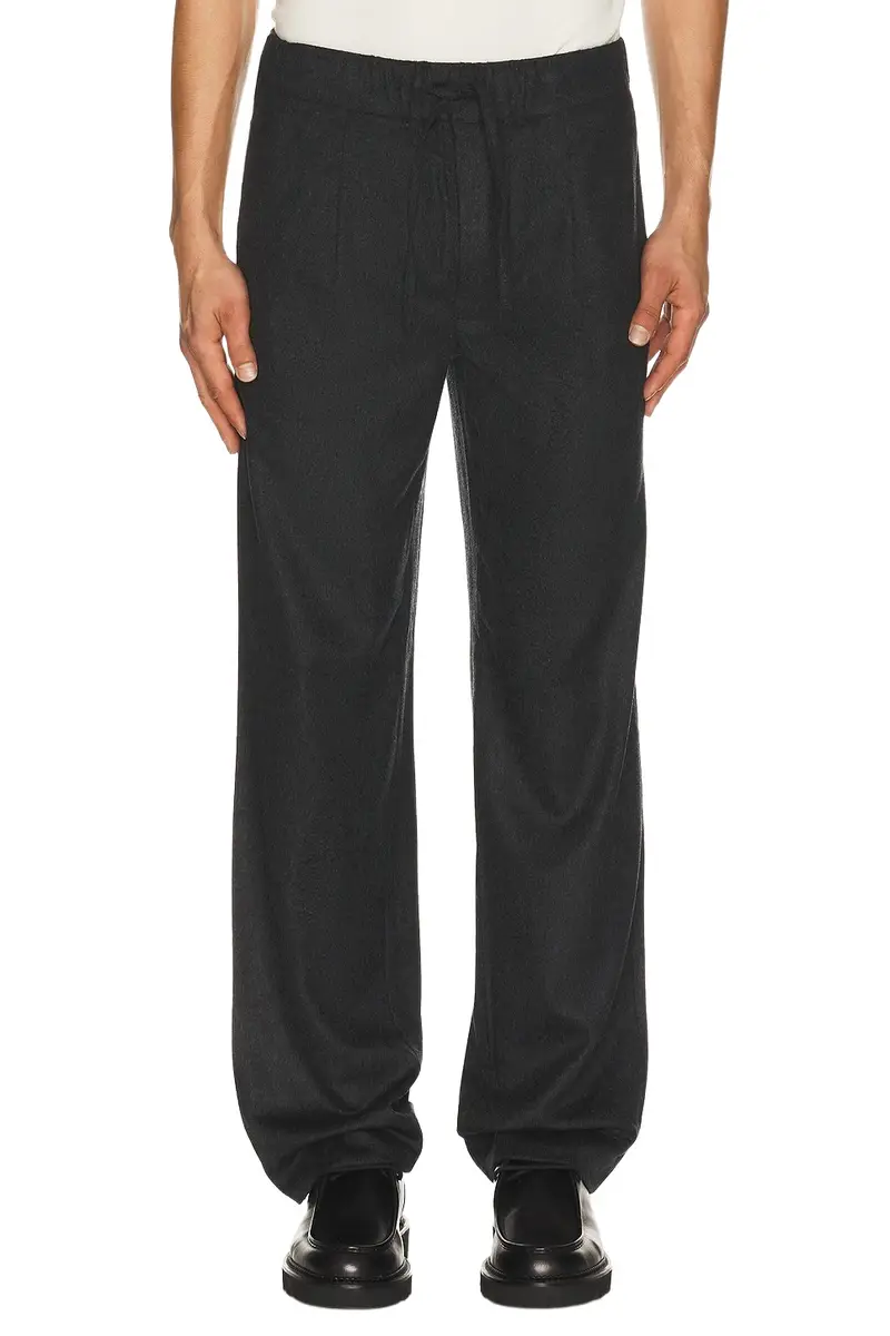 Straight Drawstring Trousers
