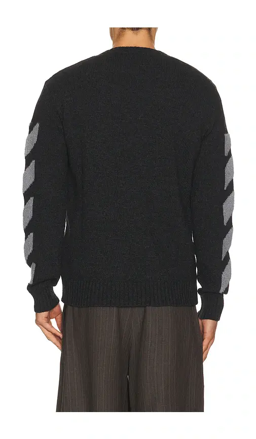 Off-White Diag Fuzzy Knit Crewneck Sweater | Thumbnail 2