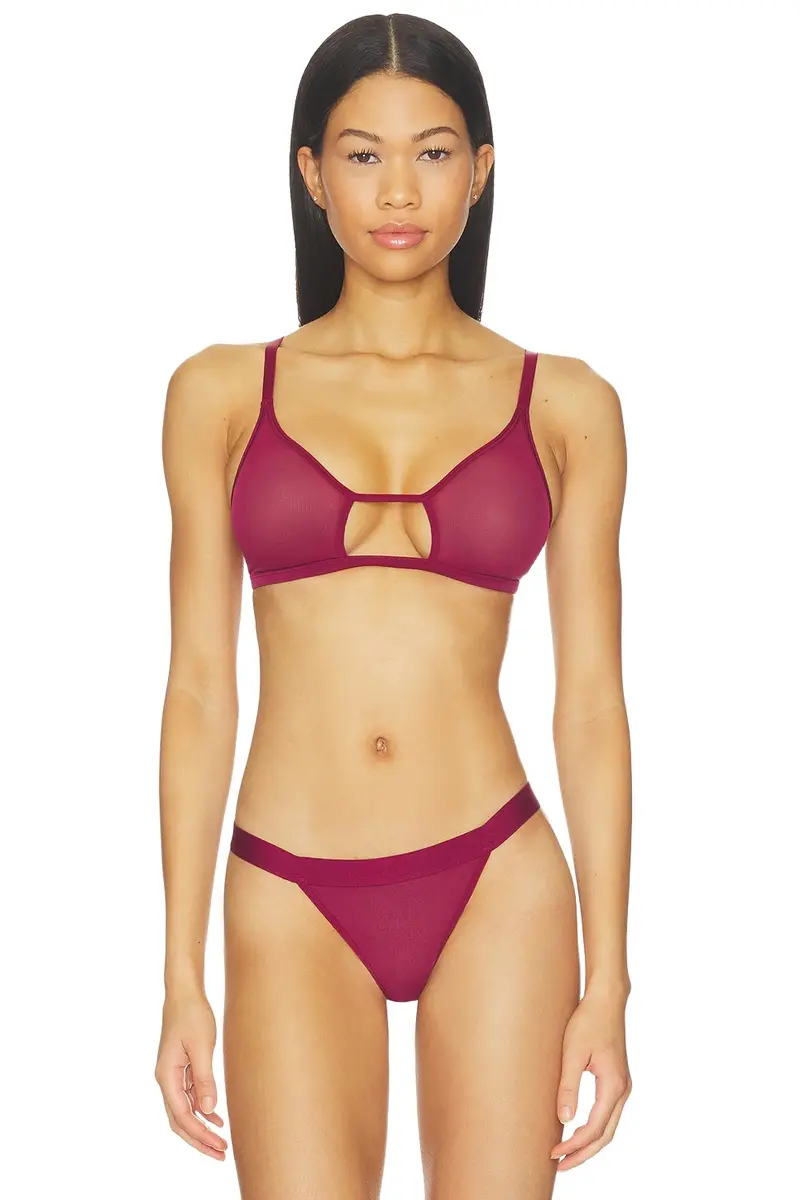 Sieve Cutout Bra