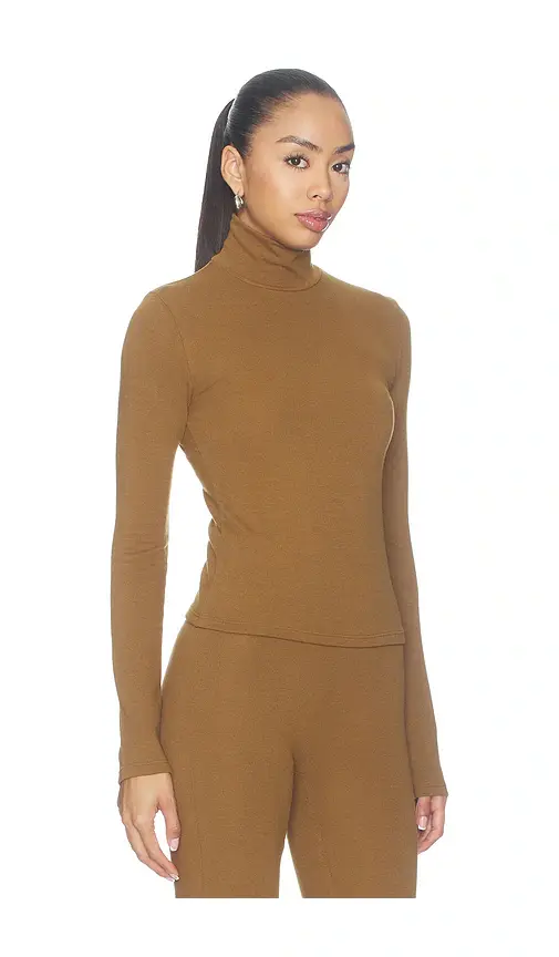 LESET Lauren Long Sleeve Turtleneck Top | Thumbnail 2