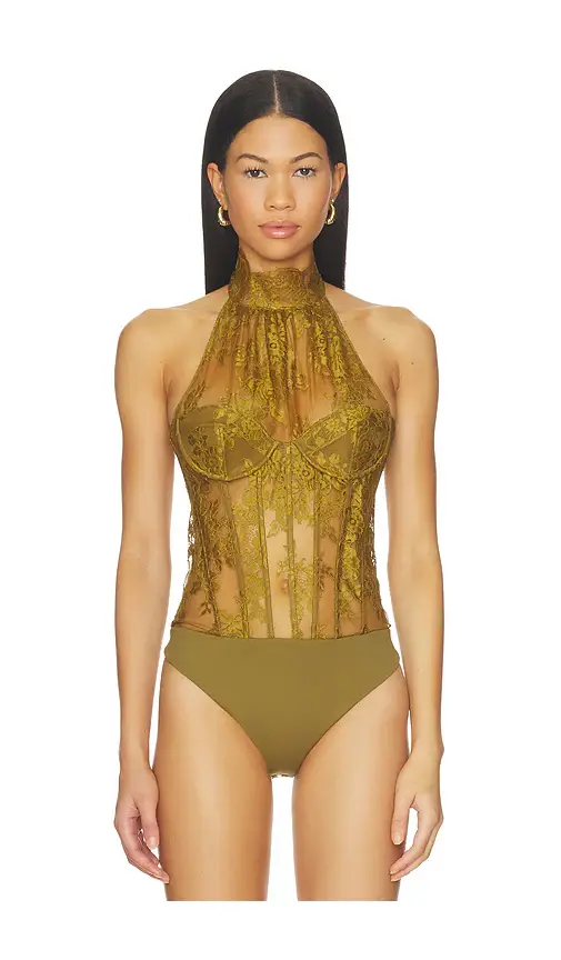 Retrofête Harriet Lace Bodysuit | Thumbnail 2