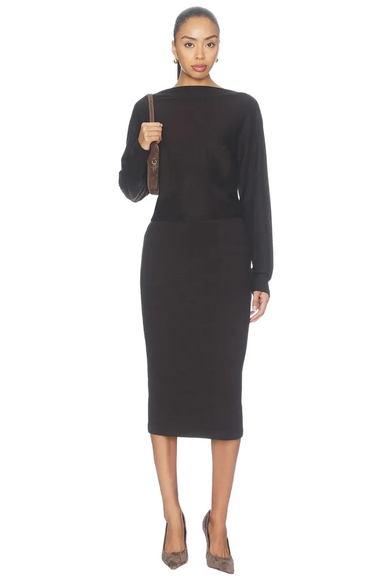 Cozy Off Shoulder Midi Dress Cozy Off Shoulder Midi Dress