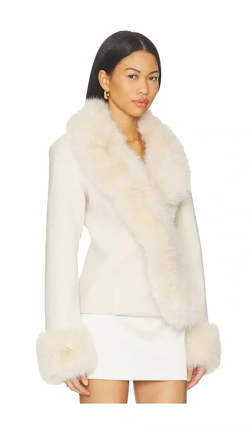 OW Collection Maeve Faux Fur Jacket | Thumbnail 2 OW Collection Maeve Faux Fur Jacket | Thumbnail 2